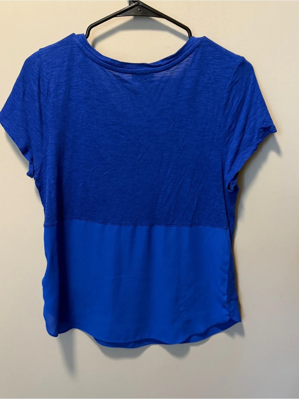 Express Women’s Royal Blue Short Sleeve Top - S